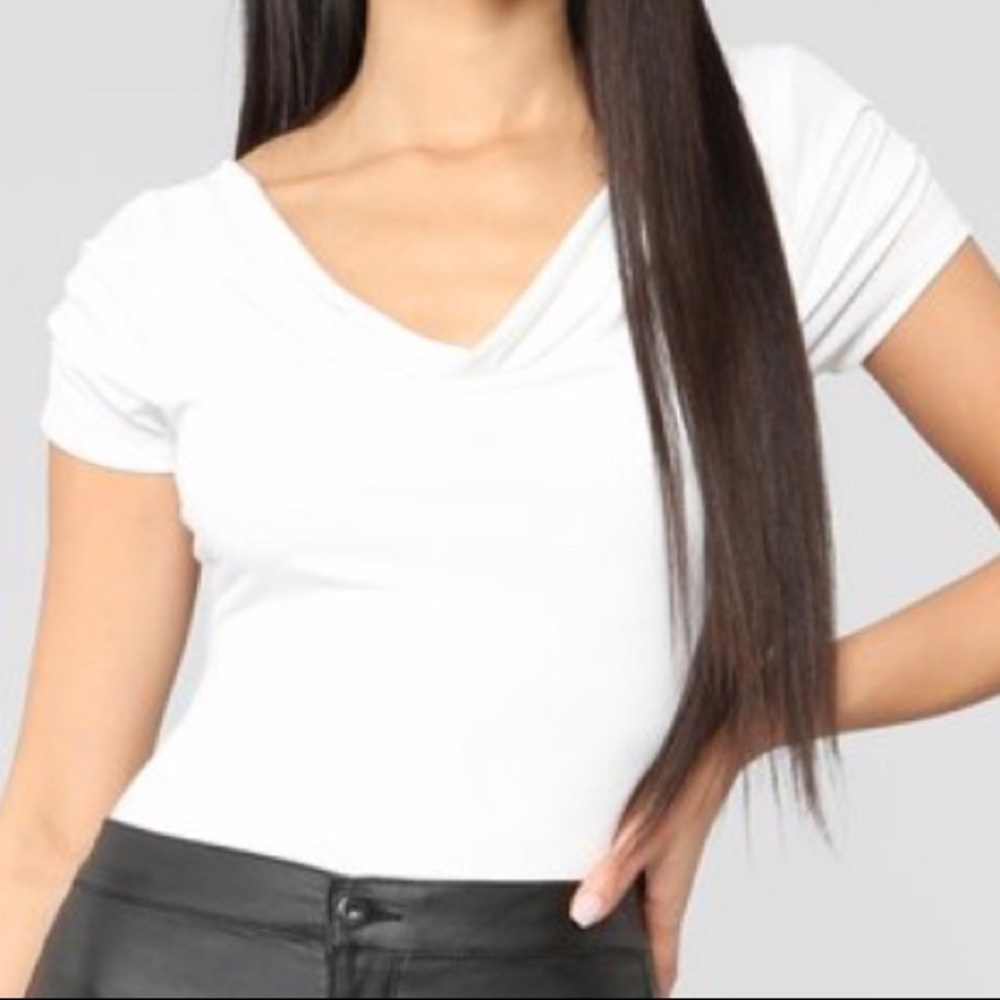 Fashion Nova Cowl Neck Bodysuit